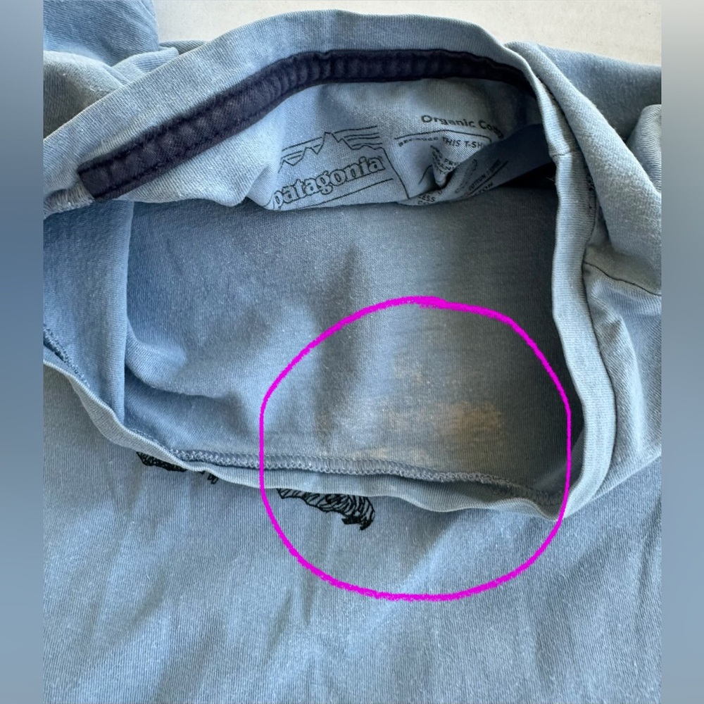 Patagonia Crewneck T-Shirt in Faded Blue - Picture 6 of 10